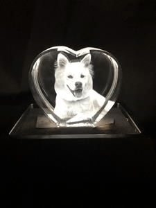 Large Heart Crystal